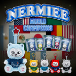 World Champion Nermiee Plush Keychains (Assorted)