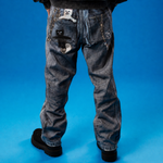 Real Straight Leg Denim Pants (Light Wash)