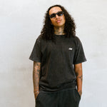 Castanza Short Sleeve Tee (Black Vintage Wash)