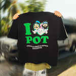 I <3 Pot Tee (Black)
