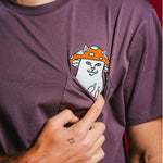 Lord Shroomy Pocket Tee (Dusty Plum)