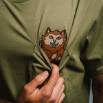 Full Moon Nerm Pocket Tee (Light Forest)
