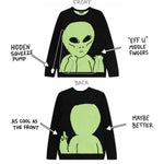 Lord Alien Flippy Knitty Sweater (Black)