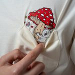 Funny Fungus Pocket Tee (Bone)
