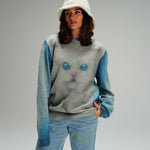 Sprinkles Knit Sweater (Black/Blue)
