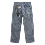 Real Straight Leg Denim Pants (Light Wash)