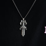 Nerm Dagger Necklace (Silver)
