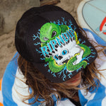 Skull and Bones Trucker Hat (Black)