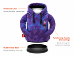 Puffin x Ripndip Psychedelic Drinkwear Hoodie (Blue Tie Dye)