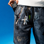 Real Straight Leg Denim Pants (Light Wash)