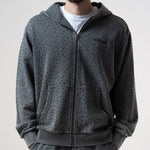 RIPNGEMS Zip Up Hoodie (Charcoal Wash)
