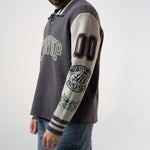 Run It Up Knit Sweater (Charoal / Cream)
