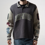 Run It Up Knit Sweater (Charoal / Cream)