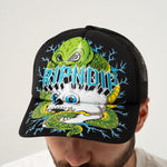 Skull and Bones Trucker Hat (Black)