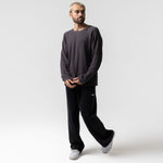Castanza Waffle Knit Long Sleeve (Charcoal)